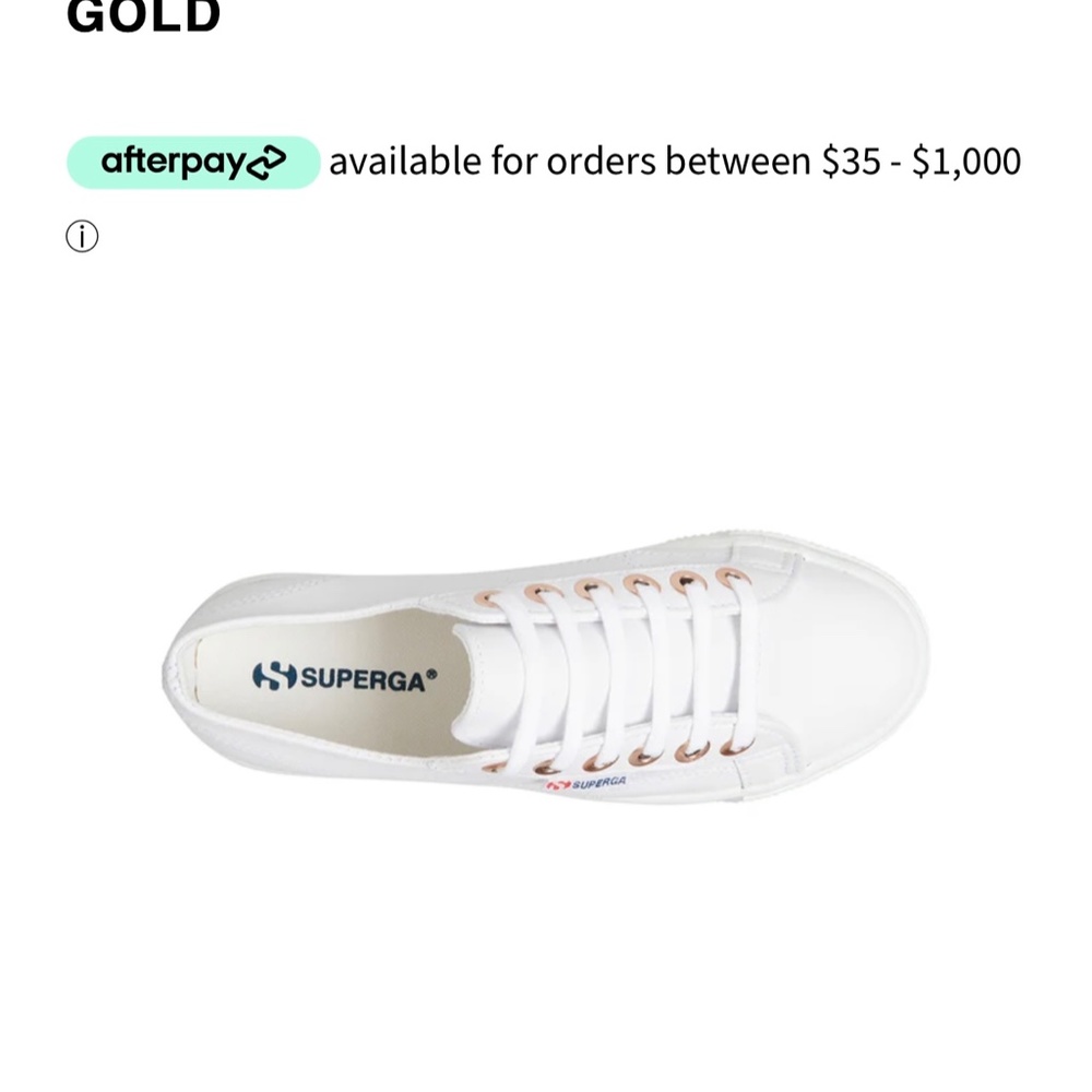 2790 NAPPA BIG EYELETS WHITE/ROSE GOLD - Picture 3 of 7